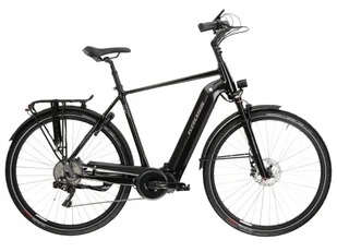 Elektryczny rower trekkingowy KROSS TRANS HYBRID PRESTIGE rozmiar L Czarny - Rowery elektryczne - miniaturka - grafika 1