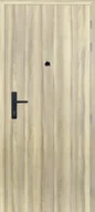Drzwi zewnętrzne - Hamilton Drzwi wewnętrzne wejściowe drewniane antywłamaniowe RC2 39 Db Dąb Cream 90 prawe - miniaturka - grafika 1