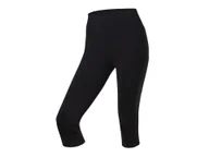 Spodnie sportowe damskie - CRIVIT Legginsy funkcyjne damskie capri (Czarny, L(44/46)) - miniaturka - grafika 1
