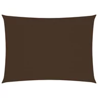Parasole ogrodowe - vidaXL Prostokątny żagiel ogrodowy, tkanina Oxford, 2,5x3,5 m, brązowy vidaXL - miniaturka - grafika 1