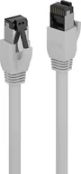Kable komputerowe i do monitorów - Lindy Lindy 47441 kabel sieciowy Szary 0,5 m Cat8.1 S/FTP S-STP - miniaturka - grafika 1