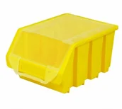 Pozostałe wyposażenie warsztatu - Średni Pojemnik Magazynowy Warsztatowy Ergobox 3 żółty plus Patrol - miniaturka - grafika 1