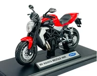 Samochody i pojazdy dla dzieci - WELLY MV AGUSTA BRUTALE 990R 1:18 MOTOCYKL NOWY METALOWY MODEL - miniaturka - grafika 1