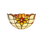 Lampy ścienne - Kinkiet witrażowy TIFFANY 1X40W E14 222 PREZENT - miniaturka - grafika 1