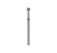 Frezarki do paznokci - Frez diamentowy STALEKS kulka 4mm, niebieska (FA01B040K) - miniaturka - grafika 1