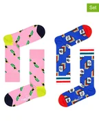 Skarpetki męskie - Happy Socks Skarpety (2 pary) "Photos" ze wzorem - miniaturka - grafika 1
