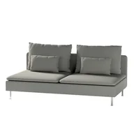 Pokrowce na meble - Dekoria pl pl Pokrowiec na moduł Söderhamn 3-osobowy szary 186 x 99 x 83 cm Etna 1006-161-25 - miniaturka - grafika 1