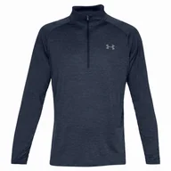 Koszulki sportowe męskie - Męska koszulka Under Armour Tech 2.0 1/2 Zip Rozmiar: XXL / Kolor: ciemnoniebieski - miniaturka - grafika 1