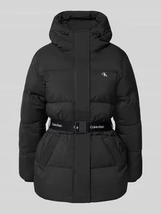 Płaszcz pikowany z kapturem - Płaszcze męskie - miniaturka - grafika 1