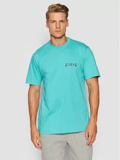 Koszulki męskie - Local Heroes T-Shirt Finesse AW21T0131 Zielony Regular Fit - grafika 1