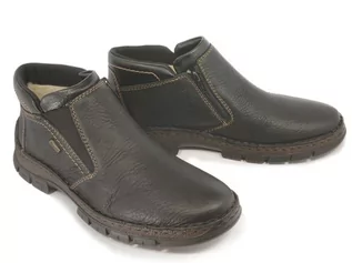 Botki męskie - RIEKER TEX 12282-00 black, botki męskie - Rieker - grafika 1