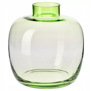 Duży zielony wazon Latitude KROSNO 28cm HANDMADE - Kieliszki - miniaturka - grafika 1
