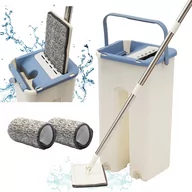 Miotły, szufle, mopy - Mop  dwukomorowy z dodatkowym wkładem w zestawie - miniaturka - grafika 1
