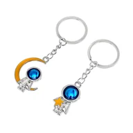 Breloki - Kosmonauci Zestaw Breloki Dla Pary Walentynki Na Prezent Dla Zakochanych - miniaturka - grafika 1