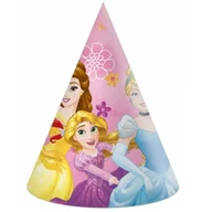 Gadżety na imprezę - Czapeczki Urodzinowe Księżniczki, Disney Princess, 6 Szt. - miniaturka - grafika 1