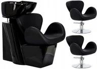 Myjki fryzjerskie - Zestaw myjnia fryzjerska fotel fryzjerski armatura - miniaturka - grafika 1