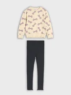 Dresy i komplety dla dziewczynek - Sinsay - Komplet dzianinowy - wielobarwny - miniaturka - grafika 1