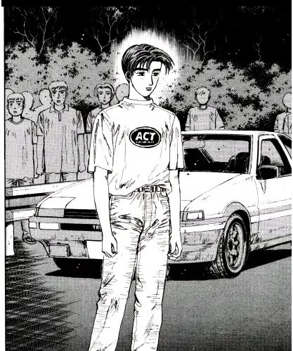 Plakat Anime Manga Initial D initd_012 A2 (custom)