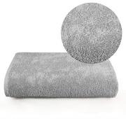 Ręczniki - Ręcznik SPA kąpielowy plażowy do masażu 450g/m2 szary bawełniany frotte 100x200 cm - miniaturka - grafika 1