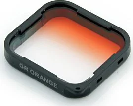Xrec FILTR Połówkowy Pomarańczowy do GoPro HERO 5 6 7 BLACK - Akcesoria do kamer sportowych - miniaturka - grafika 1