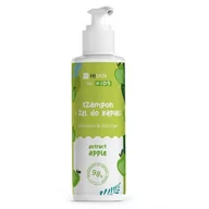 Szampony do włosów - HiSkin Kids szampon i żel do kąpieli Jabłko 280ml - miniaturka - grafika 1