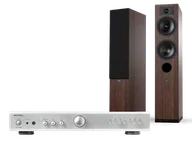 Zestawy stereo - Rotel A11 MkII (srebrny) + Tesi 5 (mokka) - miniaturka - grafika 1