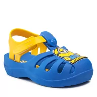 Sandały damskie - Sandały GRENDENE KIDS - Minnions Hello Aranha Baby 22571 Blue/Yellow 20688 - miniaturka - grafika 1