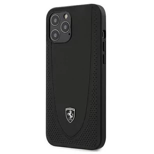 Ferrari FEOGOHCP12LBK iPhone 12 Pro Max 6,7" czarny/black hardcase Off Track Perforated - Etui i futerały do telefonów - miniaturka - grafika 1