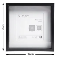 Ramki na zdjęcia - Rama na zdjęcie Milo Case 30 x 30 cm czarna Inspire - miniaturka - grafika 1
