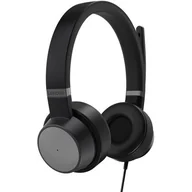 Słuchawki - Lenovo Go Wired ANC (czarny) 4XD1C99223 - miniaturka - grafika 1