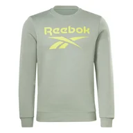 Bluzy męskie - Męska Bluza REEBOK RI FLC BIG LOGO CREW H54792 – Szary - miniaturka - grafika 1