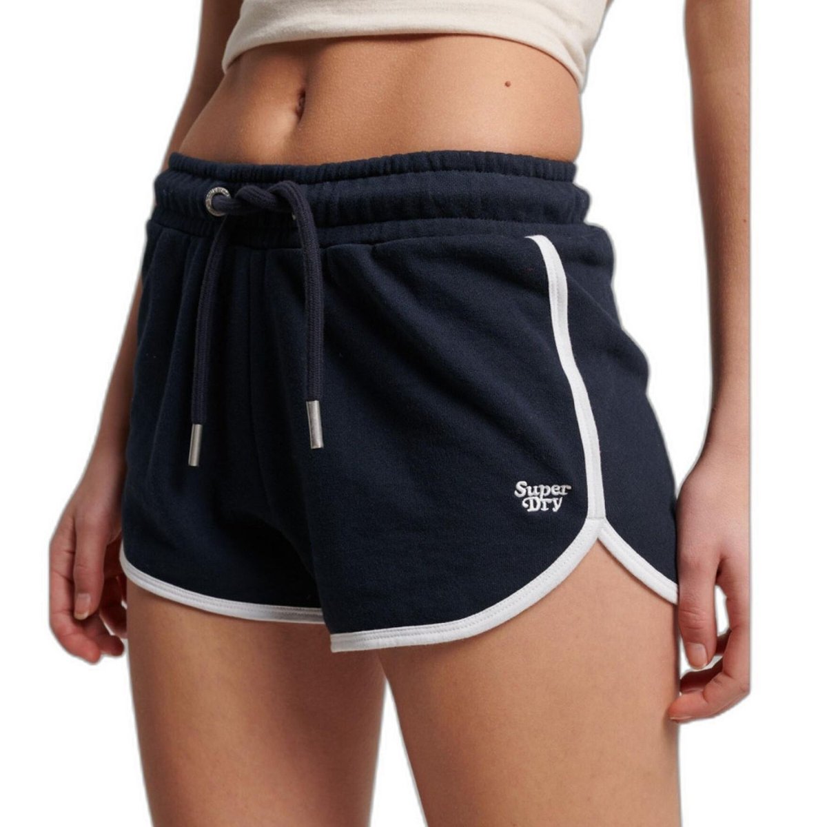 Spodenki damskie Superdry Vintage Logo szorty granatowe-M