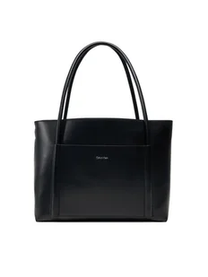 Calvin Klein Torebka Ck Linn Medium Shopper K60K613110 Czarny - Torebki damskie - miniaturka - grafika 1