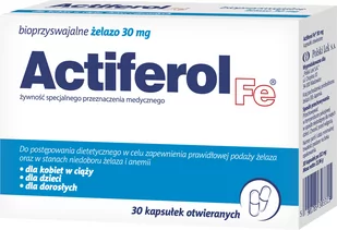 Polski Lek ActiFerol Fe 30 mg 30 kaps 8708521 - Witaminy i minerały - miniaturka - grafika 1