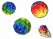 Zabawki sensoryczne - Mini Pileczki Dla Dzieci Sensoryczne Kosmiczna Trenczowa Zestaw 2 szt. - miniaturka - grafika 1