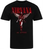 Koszulki męskie - Koszulka Męska Nadruk Rockowa Nirvana Prezent Premium M - miniaturka - grafika 1