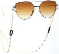 Łańcuszki - ŁAŃCUSZEK DO OKULARÓW ZAWIESZKA OZDOBA METALOWY - miniaturka - grafika 1