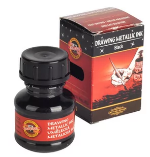Koh-I-Noor kolorowy tusz 20 g czarny 0141771001KK - Naboje i atramenty - miniaturka - grafika 1
