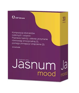 USP ZDROWIE Jasnum mood x 30 kaps - Układ nerwowy - miniaturka - grafika 1