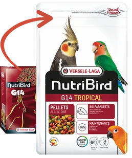 VERSELE-LAGA NutriBird G14 Tropical - pokarm dla średnich papug 1kg - Karma dla ptaków - miniaturka - grafika 1