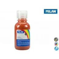 Przybory szkolne - MILAN Farba tempera 125 ml brąz - miniaturka - grafika 1