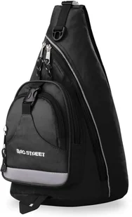 Bag street BAG STREET SPORTOWY PLECAK NA 1 RAMIĘ BAG STREET - CZARNY 10099 - Plecaki - miniaturka - grafika 2