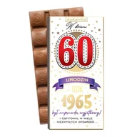 Czekolada - CZEKOLADA MLECZNA 60 URODZINY ROK 1965 BYŁ WYJĄTKOWY 100g - miniaturka - grafika 1