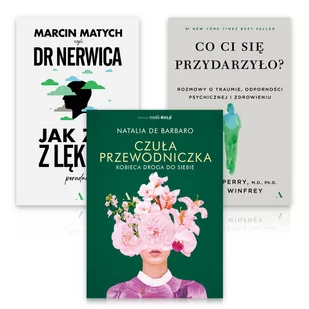 Pakiet bestsellerowych poradników: Czuła przewodniczka, Jak żyć z lękiem i Co Ci się przydarzyło - Poradniki hobbystyczne - miniaturka - grafika 1
