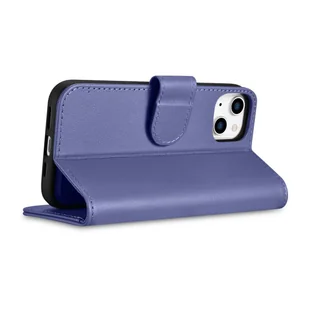 iCarer Wallet Case 2in1 etui iPhone 14 Plus skórzany pokrowiec z klapką Anti-RFID jasnofioletowy (WMI14220727-LP) - Etui i futerały do telefonów - miniaturka - grafika 7