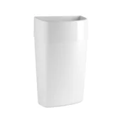 Kosze na śmieci - Merida Kosz na śmieci 40 litrów One COMO plastik biały KCB101 - miniaturka - grafika 1