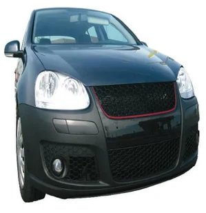 Grill bez markowego emblematu, kompatybilny z Volkswagen Golf V GTi/GT 2003-2008 i Jetta 2005-2010 - Atrapy i grille samochodowe - miniaturka - grafika 1