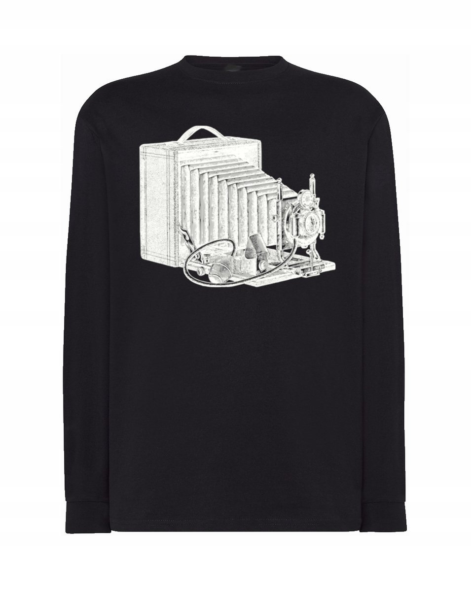 Longsleeve męski nadruk VINTAGE APARAT r.5XL