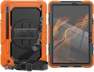 Etui do tabletów - Etui do Samsung Galaxy Tab S8/S7 11" z Paskiem na Ramię Pomarańczowe - miniaturka - grafika 1