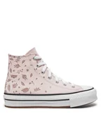 Buty dla dziewczynek - Converse Trampki Chuck Taylor All Star Eva Lift Fall Leaves A08397C Różowy - miniaturka - grafika 1